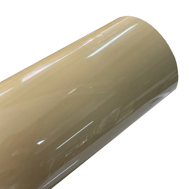 

Ультра глянцевая желтая виниловая пленка премиум-класса для пустыни с самоклеющейся наклейкой для выпуска воздуха, рулон фольги для упаковки автомобиля