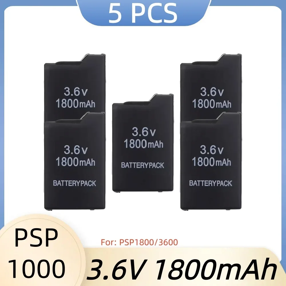 1800mAh 3.6V Lithium Rechargeable Replacement Battery Pack for Sony PSP-110 PSP-1001 PSP1000 PlayStation Portable Gaming Console
