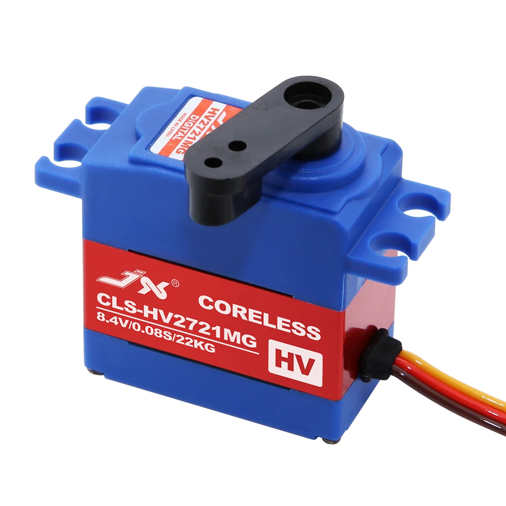 JX CLS-HV2721MG Metal Gear 22kg IP67 Waterdichte Rc Servo Digitale Coreless Motor Servo voor RC Auto Crawler Boot Helikopter Model