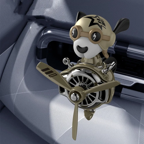 Imagen 2 del producto Ambientador con cabezal móvil, helicóptero, salida de aire para coche, fragancia, muñeco de calavera, esqueleto, difusor de coche, hélice, ambientadores piloto