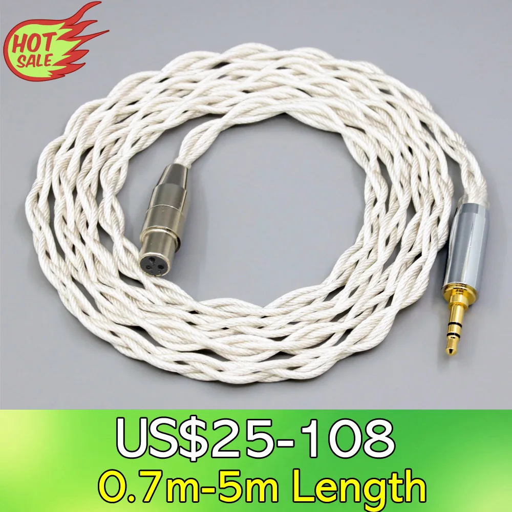 

LN008152 Graphene 7N OCC Silver Plated Type2 Earphone Cable For AKG Q701 K702 K271 K272 K240 K141 K712 K181 K267