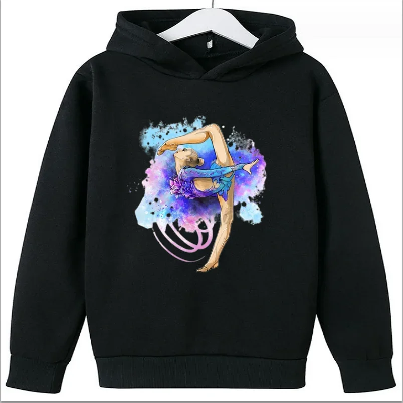 

Girls Hoodie New Dance Print Hooded Long Sleeve Sweatshirt Clothes Anime Hoodies Sweaters Tops Tee Clothes Bluey