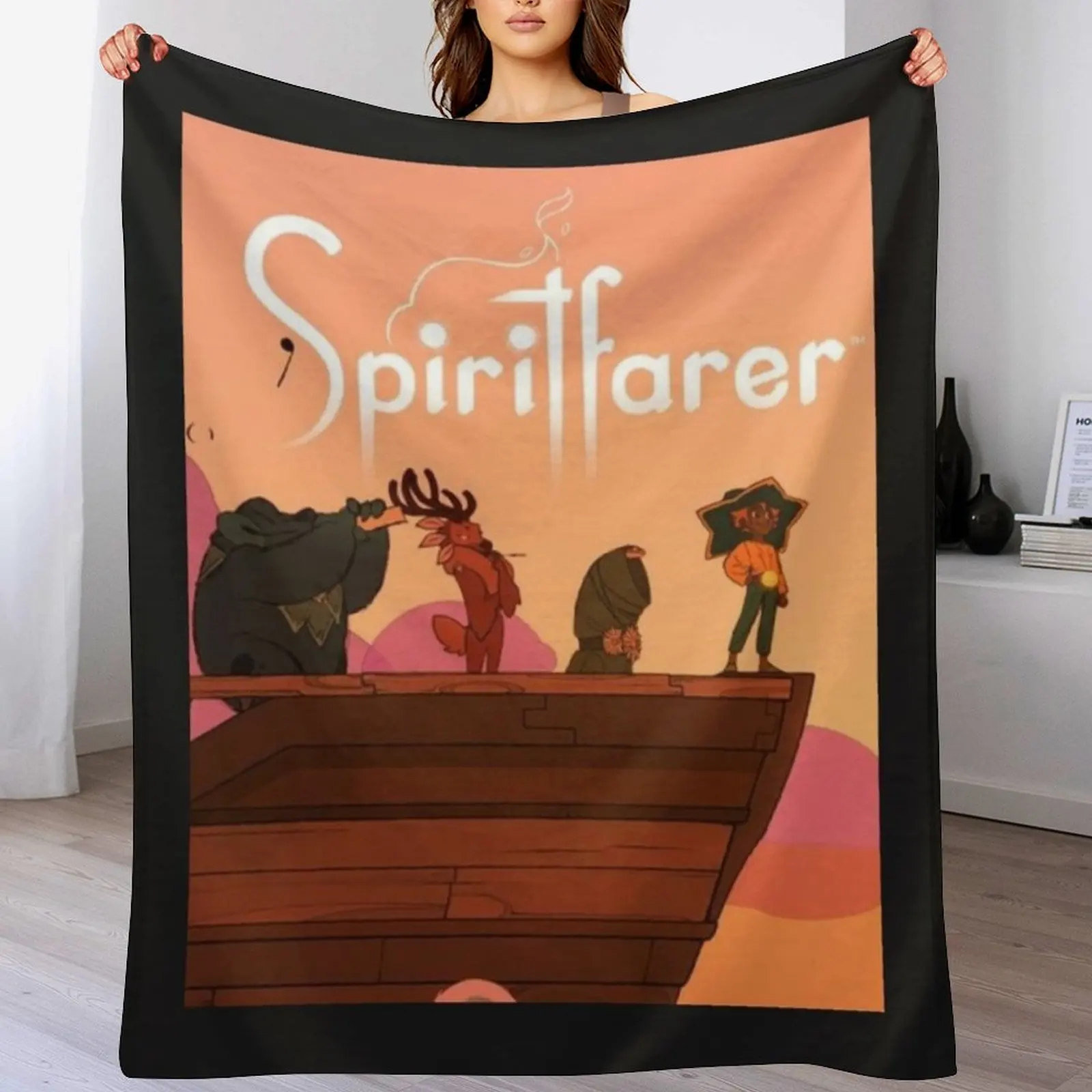 

Spiritfarer Throw Blanket Durable Warm Blanket for Daily Home Use