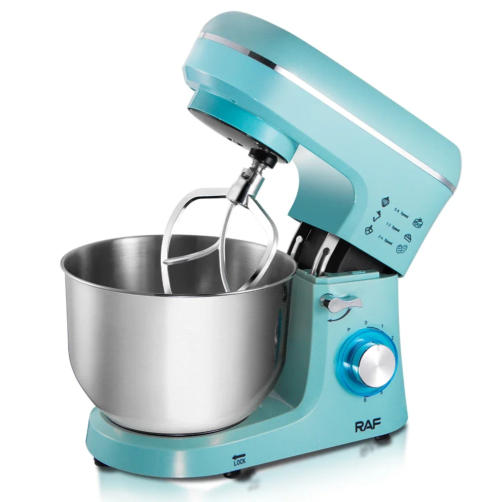 RAF Multifunction 6.8L Kitchen Standing Cake Mixer Bakery Dough Kneading Machines Bread Dough Stand Food Mixer For Baking