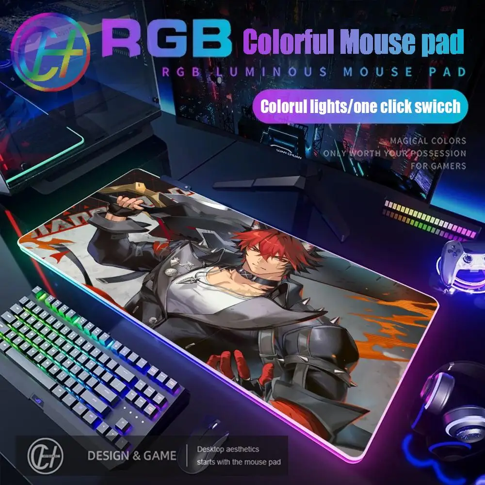 

RGB Komano Manato Mouse Pad Zenless Zone Zero Large Mousepad Anime Computer Gaming Keyboard Pad Gamer Pc Accessories ZZZ DeskMat