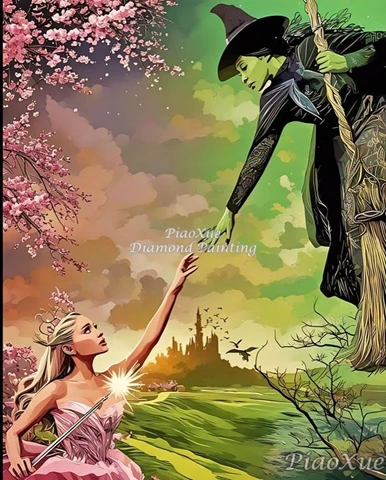 Fantasy Diamond Painting Wicked Movie Diamond Embroidery Elphaba