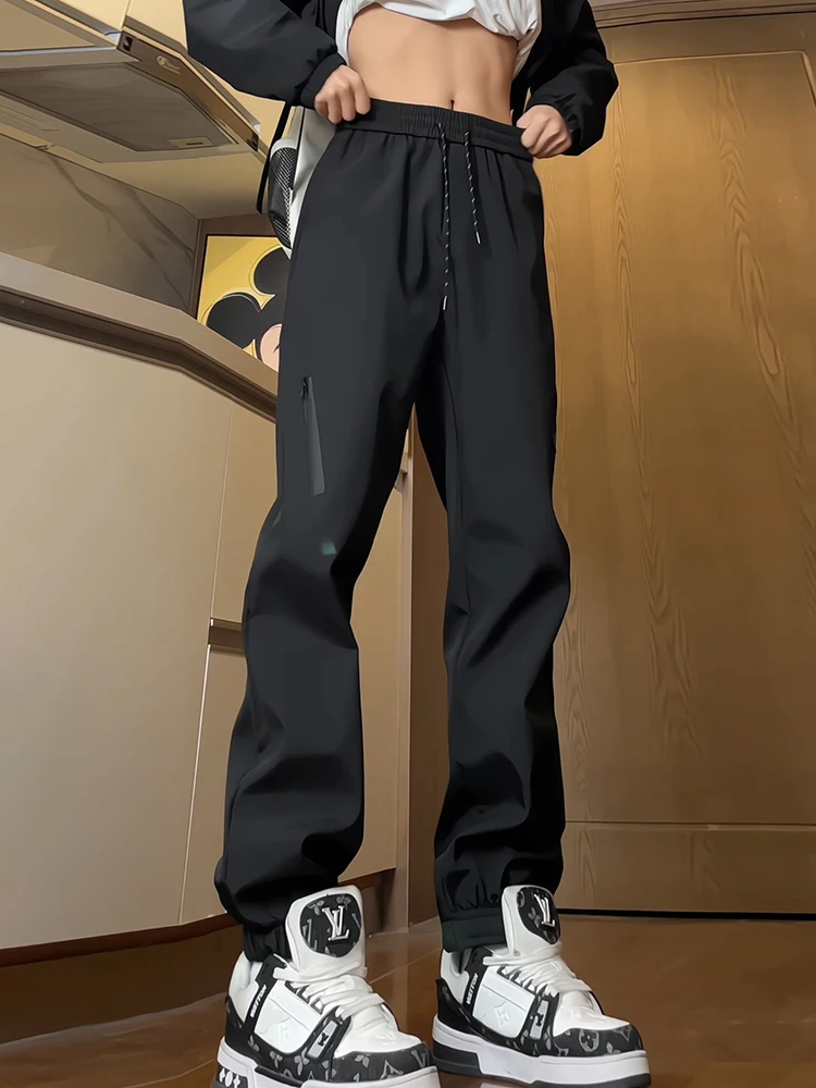 

Мужские зимние брюки-карго с флисовой подкладкой, ветрозащитные, водонепроницаемые, для катания на лыжах и альпинизма, свободного кроя, повседневные