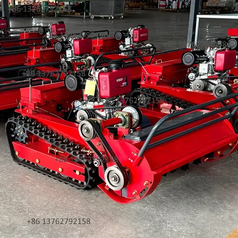 【2026】 Euro5 Engine Mini Lawn Mower Industrial DIY Grade Remote Control Grass Crusher Power RC Lawn Mowers
