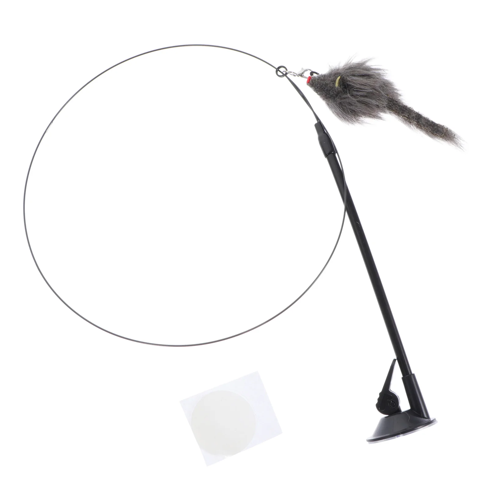 

Household Kitten Durable Sucker Stick Handheld Cat Teaser Pet Accessory Playful Interactive Cat Supply Interesting Teaser