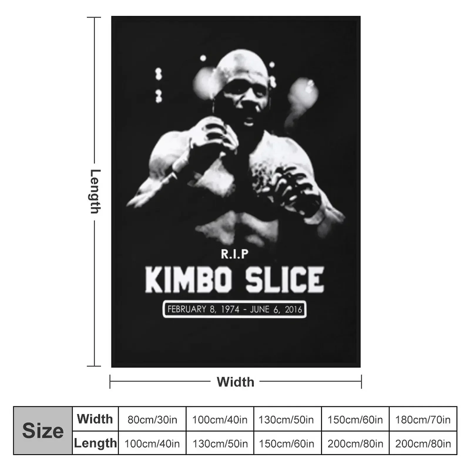 Kimbo Slice Throw Blanket Furrys funny gift Thermals For Travel Luxury Thicken Blankets