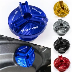 Do Yamaha MT09 mt 09 MT09 SP 2021 Tracer 900 GT FZ 09 FJ 09 2013-2022 śruba korka oleju silnikowego korek wlewu oleju akcesoria ochronne