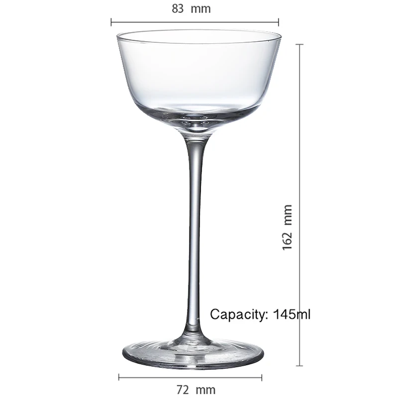 4PCS Goblet Cocktail Glasses Martini Glass Wine Glass Tasting Glass Set Of 4