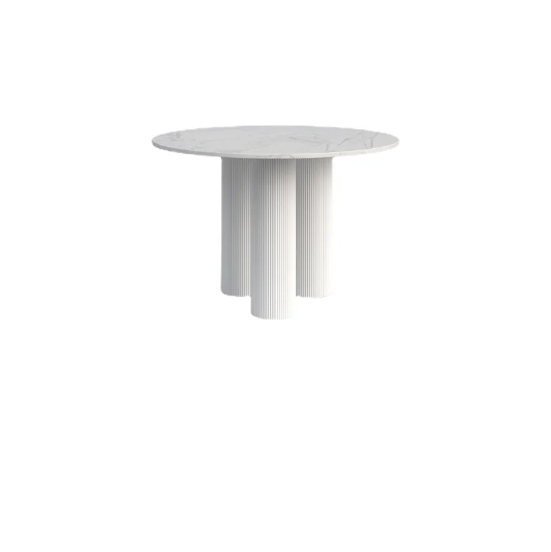 YY Marble round Table/Nordic Light Luxury round Table Small Apartment Tea Table