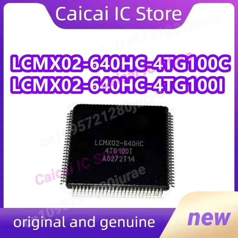 LCMX02-640HC-4TG100C LCMX02-640HC-4TG100I TQFP100 Programmable Logic Chip New  1PCS/LOT