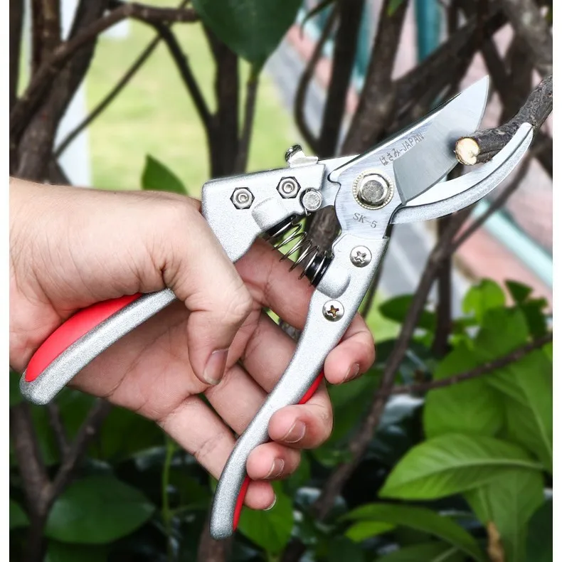 

Zinc Alloy Garden Shears SK5 Stainless Steel Large Diameter Pruning Shears Flower Branches Fruit Tree Thick Branches Garden