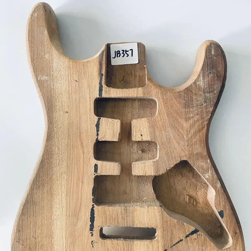 JB357 Chinese Alder ST Model Electric Guitar Body SSH Pickups Custom Tremolo Bridge for Guitar Replace DIY  Wood Crack