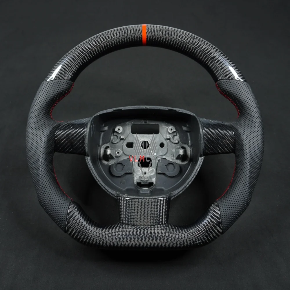 Carbon Fiber Steering Wheel for Ford Focus 2005–2018 Custom Sport Racing Wheel Upgrade Fits MK2 MK3 ST RS Hatchback Sedan