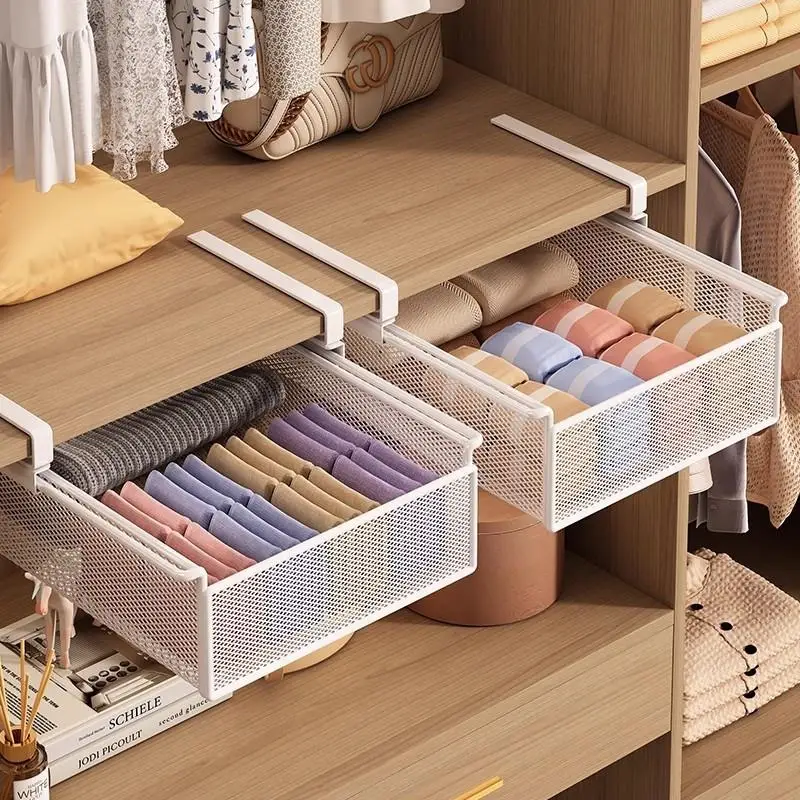 Modern Minimalist Hanging Drawer Style Storage Box for Underwear Socks Cabinet Organizer Basket Divider Household Storage Tools