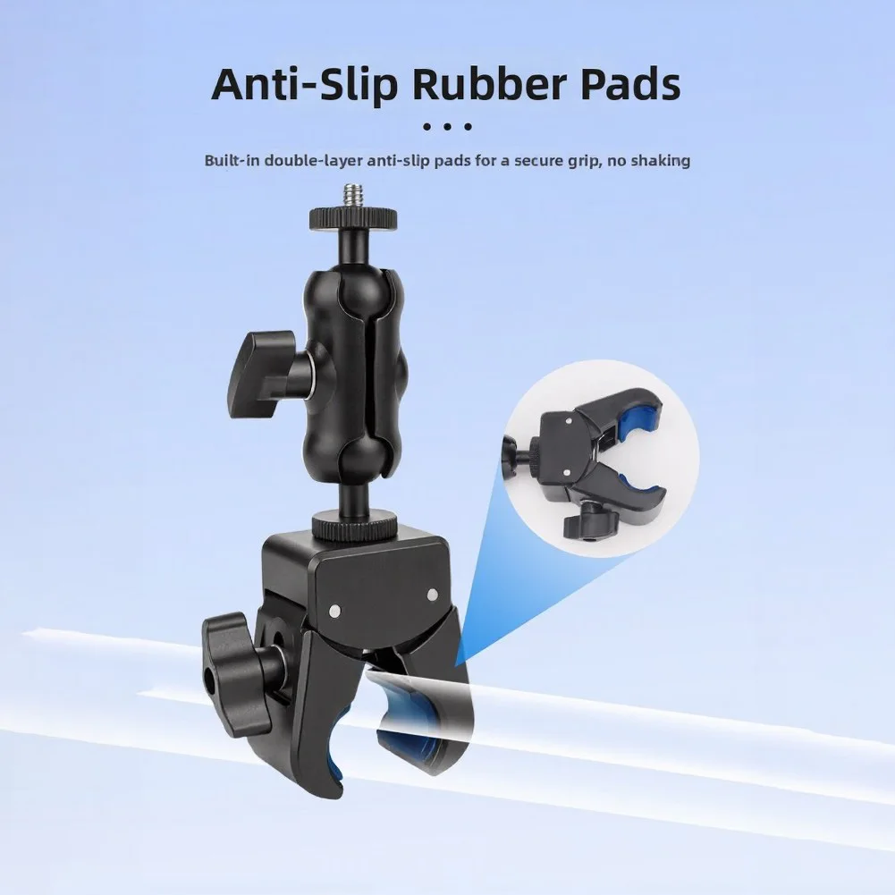 Aluminum Alloy Riding Bracket For DJI Remote Controllers Stable Adjustable Bike Handlebar Clip Expand Holder For Drones