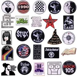 Classic Band Logo Inspiration Pin Creative Music Album Lyrics Alloy Enamel Badge Denim Jacket Backpack Decoration fans Gift