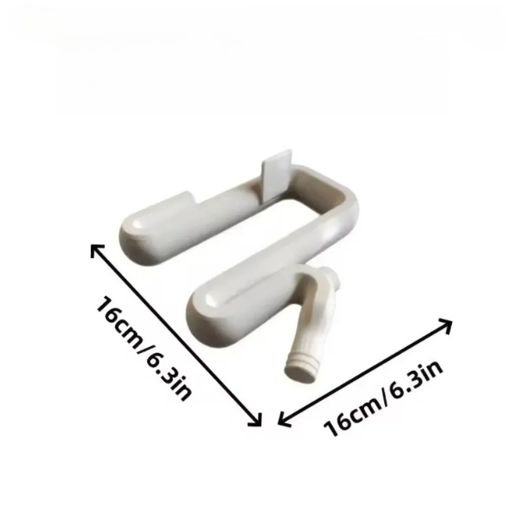 1PC 3D Printed Water Bucket Rim Mount, Overflow Tube & Garden Water Hose Adapter, Rainwater Collection Connection Kit
