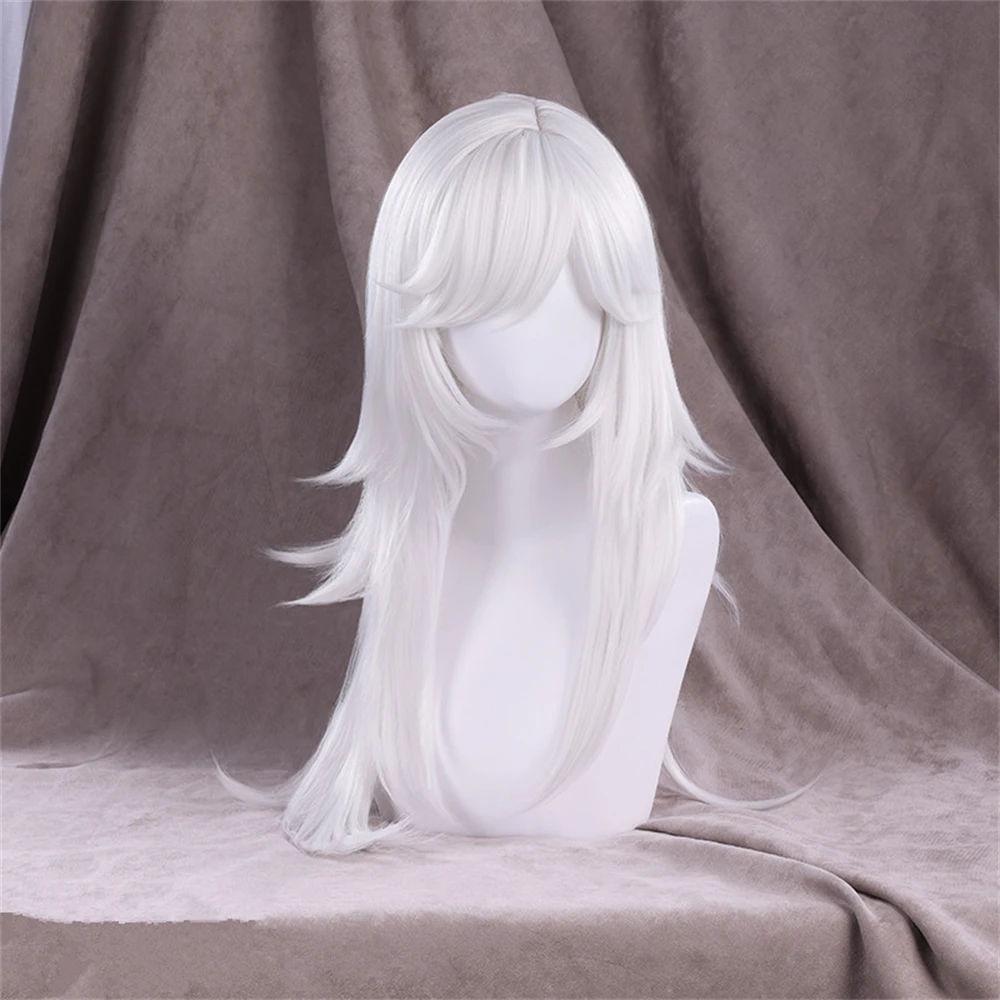 Wig Cosplay Cyno Game Cosplay Genshin Impact Wig Rambut Cosplay Natal Anime