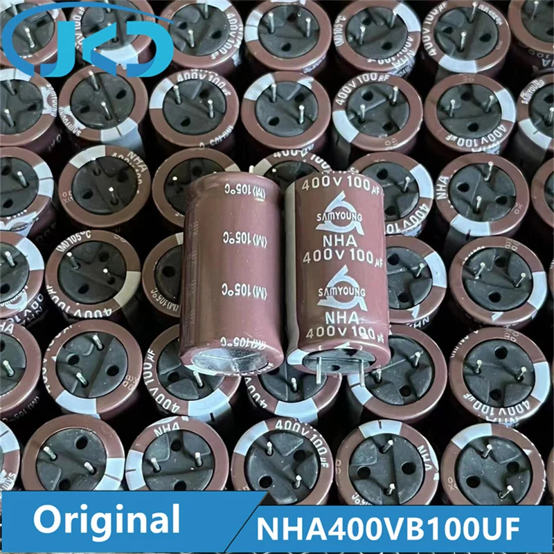 10PCS 400V100UF volume 18X31.5MM DIP electrolytic capacitor 100UF 400V original genuine new product