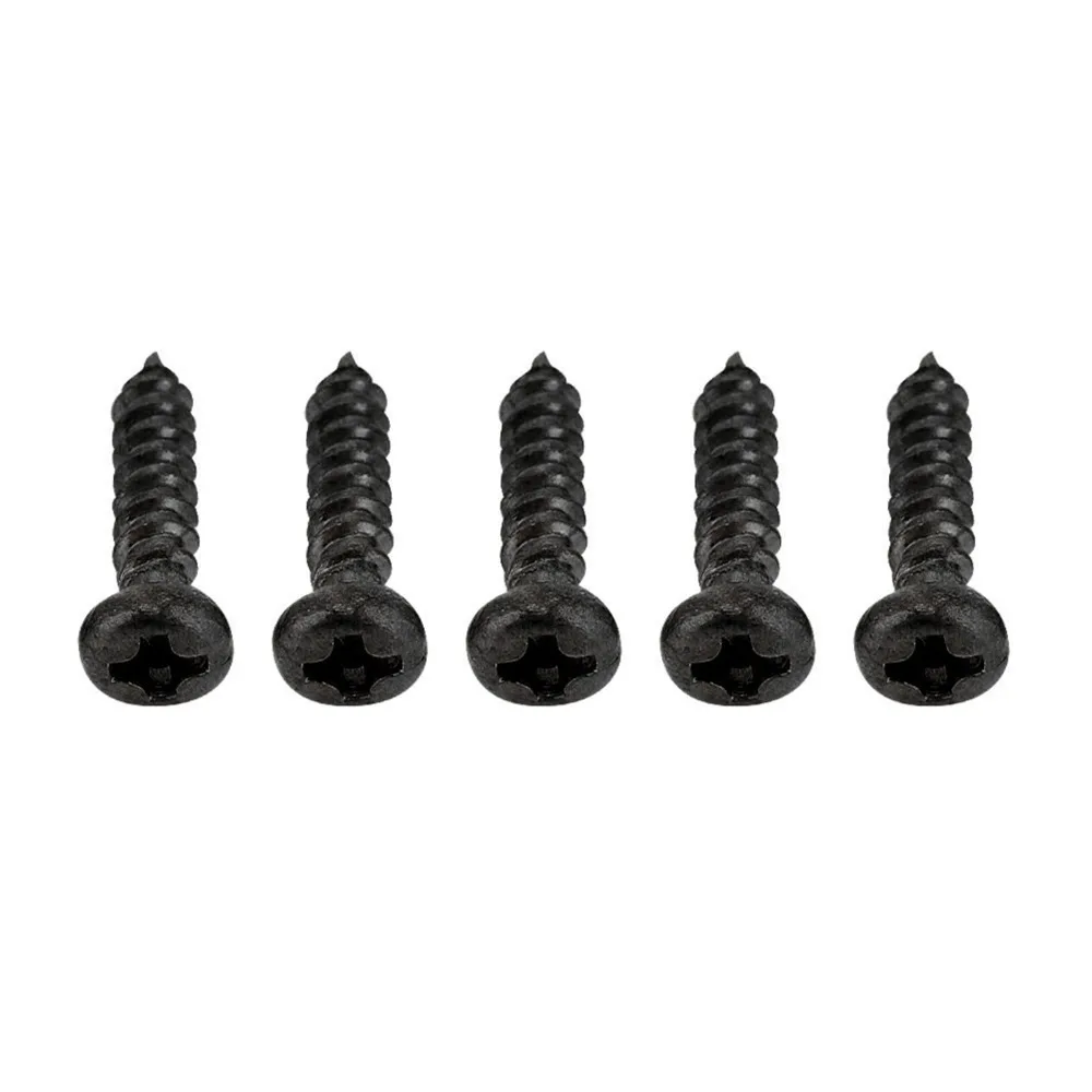 50pcs Tuning Pegs Mounting Screws​ Metal 2.2*11mm ​Machine Heads Mounting Screws Silver/Black Guitar accessories