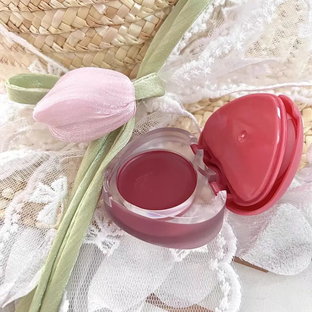 

Portable Waterproof Mirror Lip Gloss Long Lasting Non-stick Cup Lip Tint Blush Stick Makeup Cosmetics Silky Powder Blusher Cheek