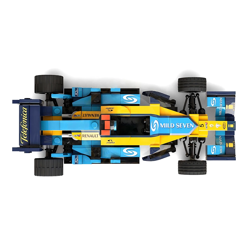 Testarossa MOC-82098 F1 R25 Monza Formule 1 Racing Model Bouwstenen Speelgoed Set voor Kinderen Jongens Verjaardagscadeau