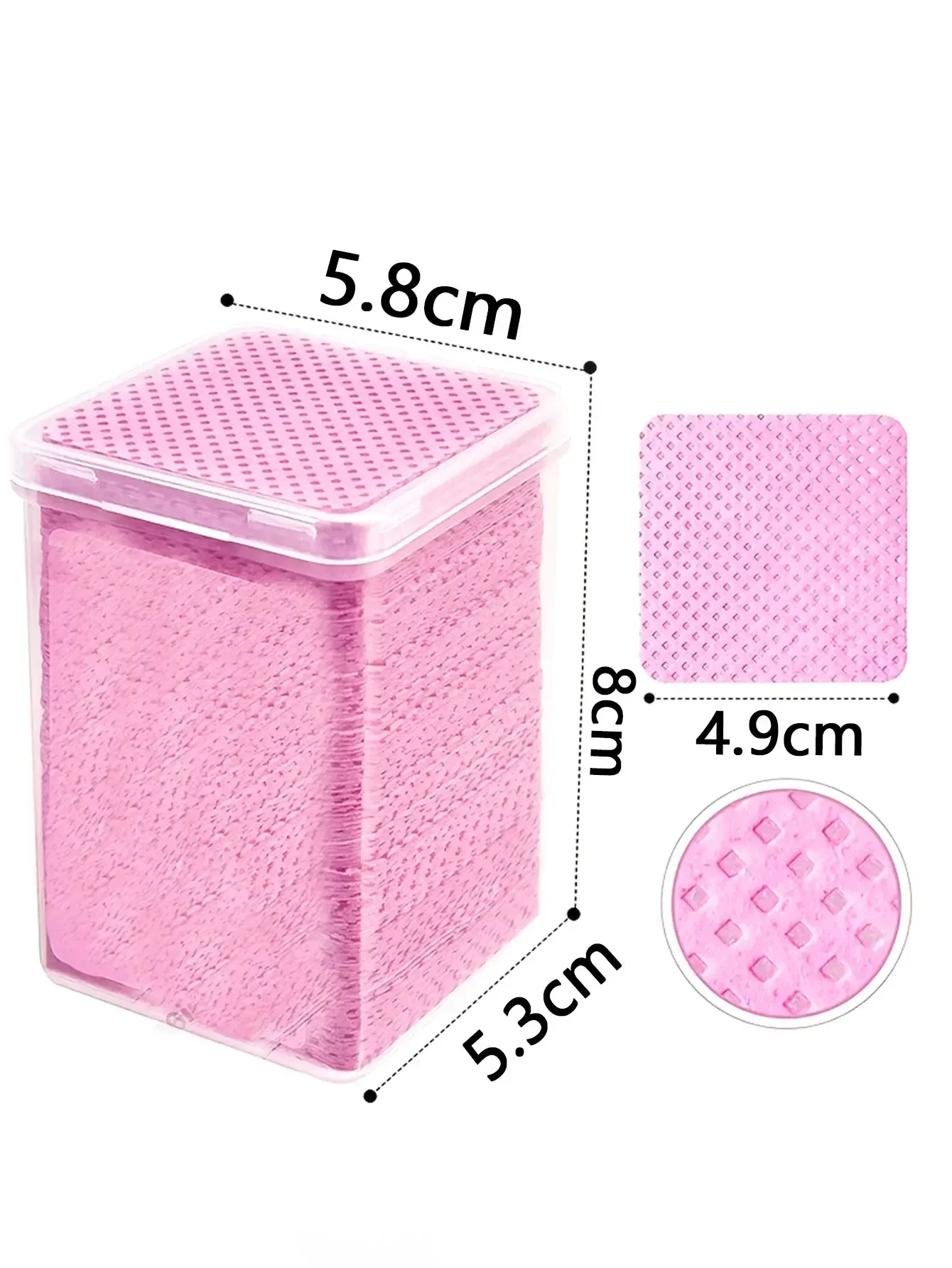 Almohadillas de algodón, herramienta de limpieza, limpieza de uñas, sin pelusa, removedor de esmalte de uñas, toallitas, puntas, almohadilla de eliminación de esmalte de Gel UV, toallitas de papel