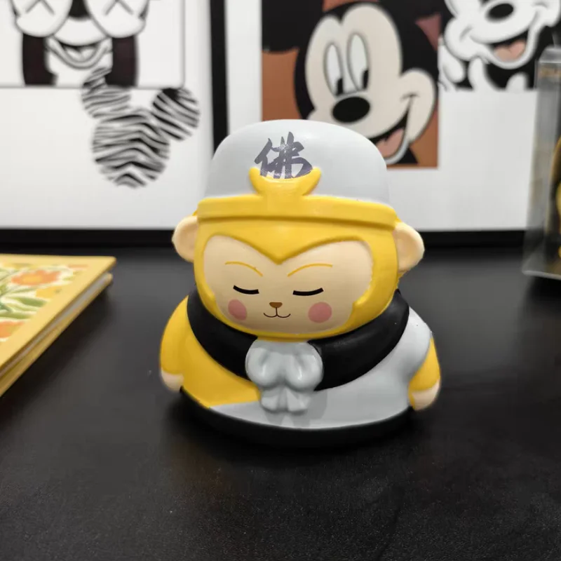Oryginalne zabawki Anime Journey to the West Slow Rebound Kawaii Figurka akcji Gadżet antystresowy Figurki kolekcjonerskie Zabawki Prezenty