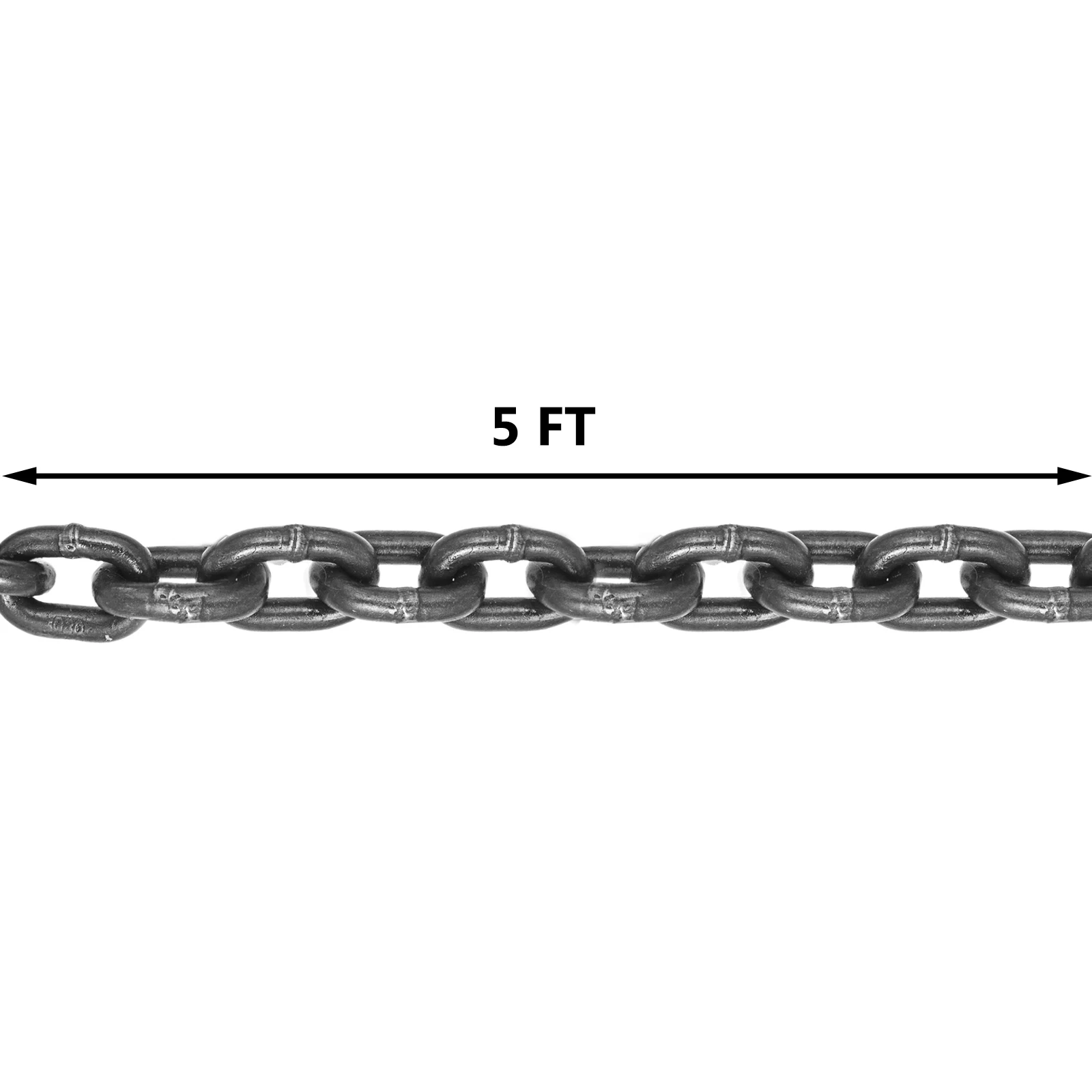 VEVOR 5FT 8800lbs Lifting Chain Sling Double Leg with Grab Hooks G80 Mn-steel Sling Chain for Engine Hoist Heavy Duty Moving