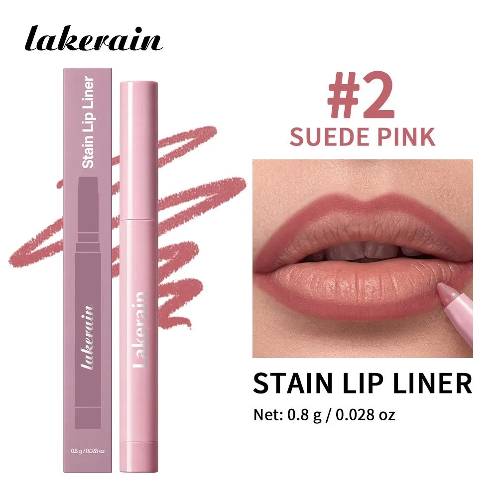 New Waterproof Lip Liner Pencil Creamy Long Lasting Lip Stain Pen Non-stick Cup Smudge-Proof Matte Lip Liner Women