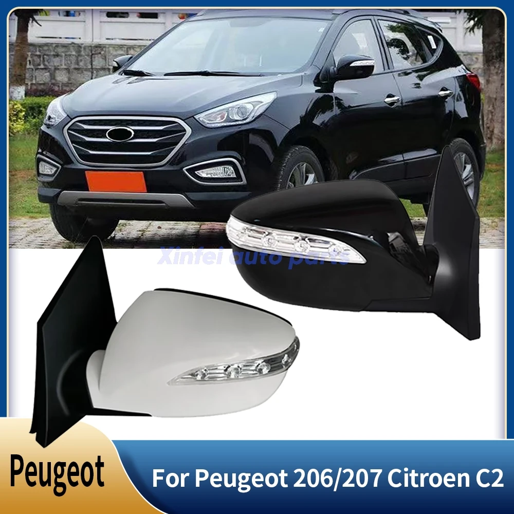 

Car Mirror Assembly 5/7/8pin Auto Rear View Mirror Electric Folding Heating For Hyundai IX35 2009-2016 87610-2S000 87620-2S000