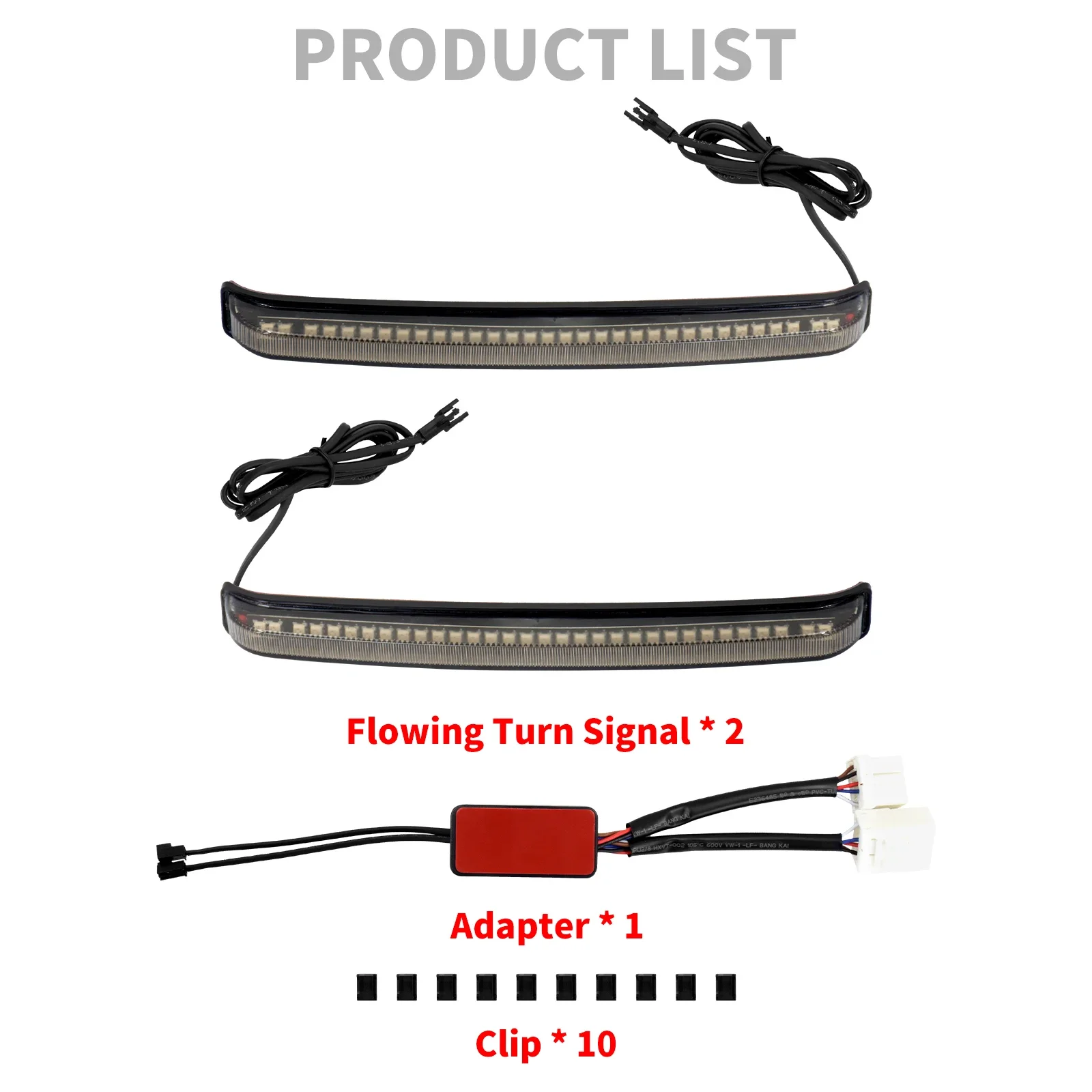2xMotocyklowa torba podsiodłowa LED płynący hamulec kierunkowskaz lampa do jazdy dla Harley Touring Road King Street Electra Glide 08-13 — zdjęcie 3