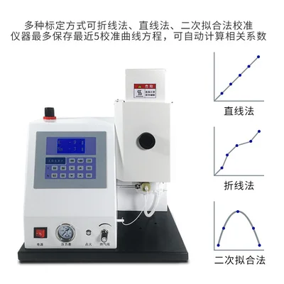 Flame photometer WGH6400/6410/6420 laboratory potassium sodium lithium soil fertilizer cement intelligent detection new product