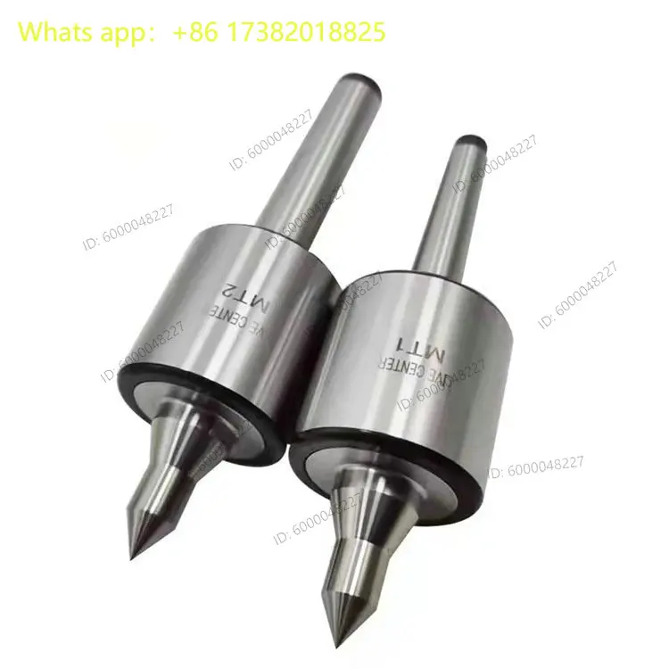 Numerical control lathe tail needle MT1/2/3/4 double tip lengthened active thimble quenched and hardened
