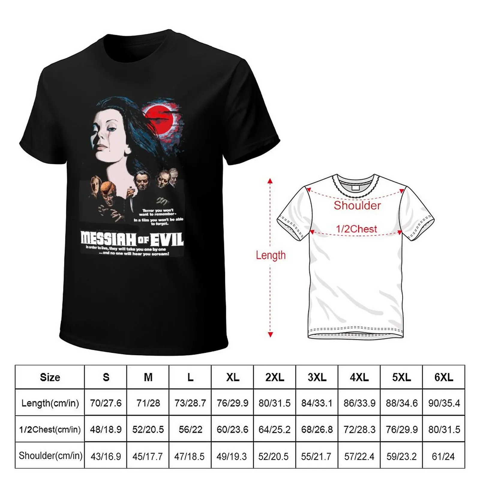Messiah of Evil T-Shirt Funny t-shirt vintage anime shirt anime clothes Men's clothing