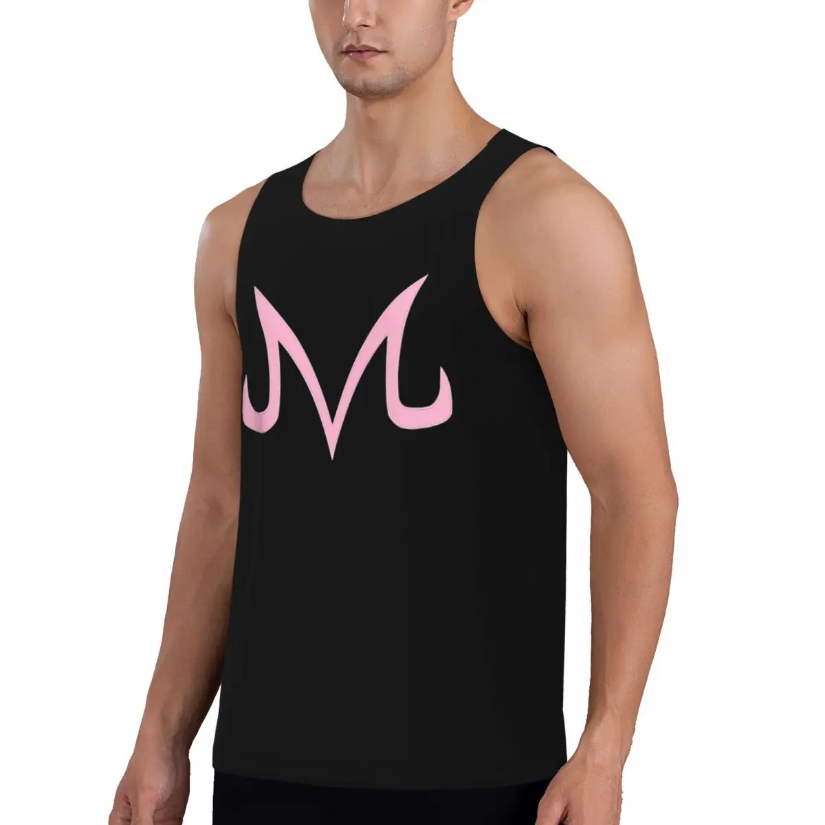 Dragon Ball Majin Buu Save Workout Tank Tops Sleeveles Tops Bodybuilding Fitness Gym Polyester Vest