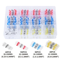 Mixed Heat Shrink Connect Terminals Waterproof Solder Sleeve Tube Electrical Wire Insulated Splice Connectors Kit