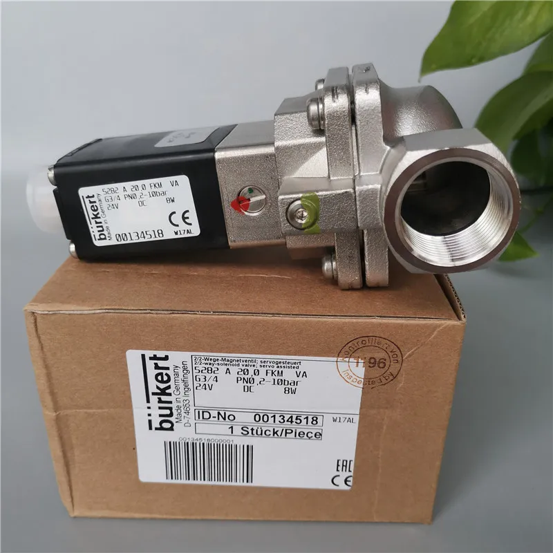 

Burkert A 20,0 FKM VA G3/4 24VDC 8W 00134518