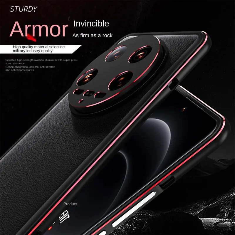 Paraurti per Xiaomi 14 Ultra 14 Ultra Metal Case Armor copertura antiurto in lega di alluminio per Xiaomi Mi 14 Ultra Xiaomi14Ultra