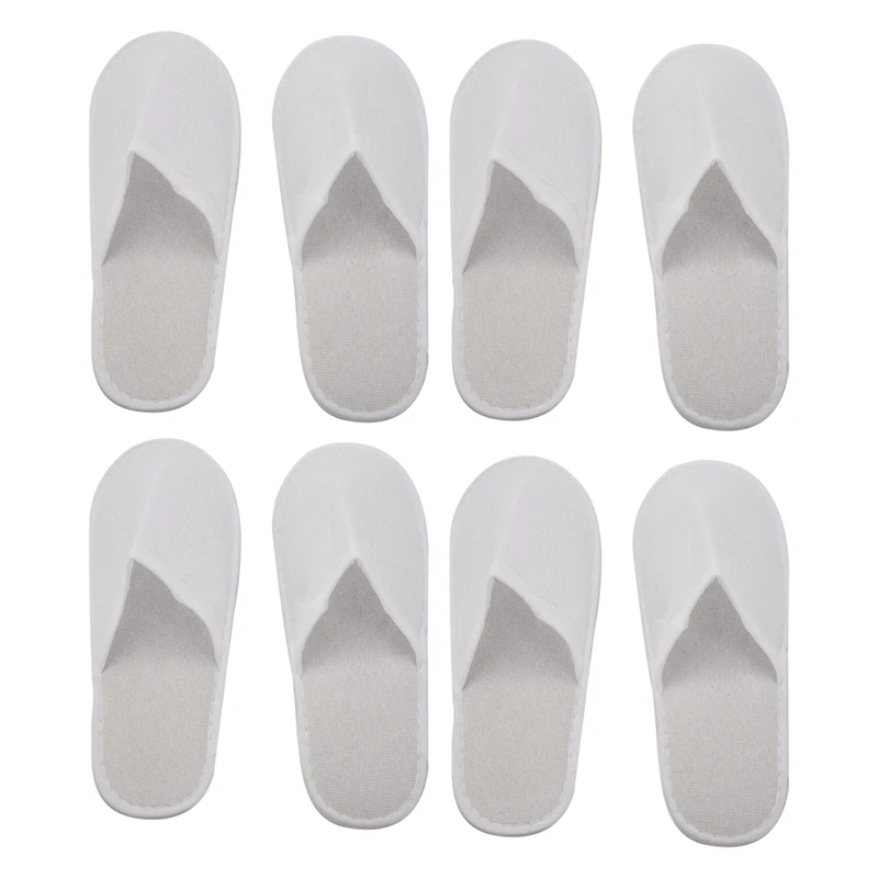 Disposable Slippers,48 Pairs Closed Toe Disposable Slippers Fit Size For Men And Women For Hotel, Spa Guest Used