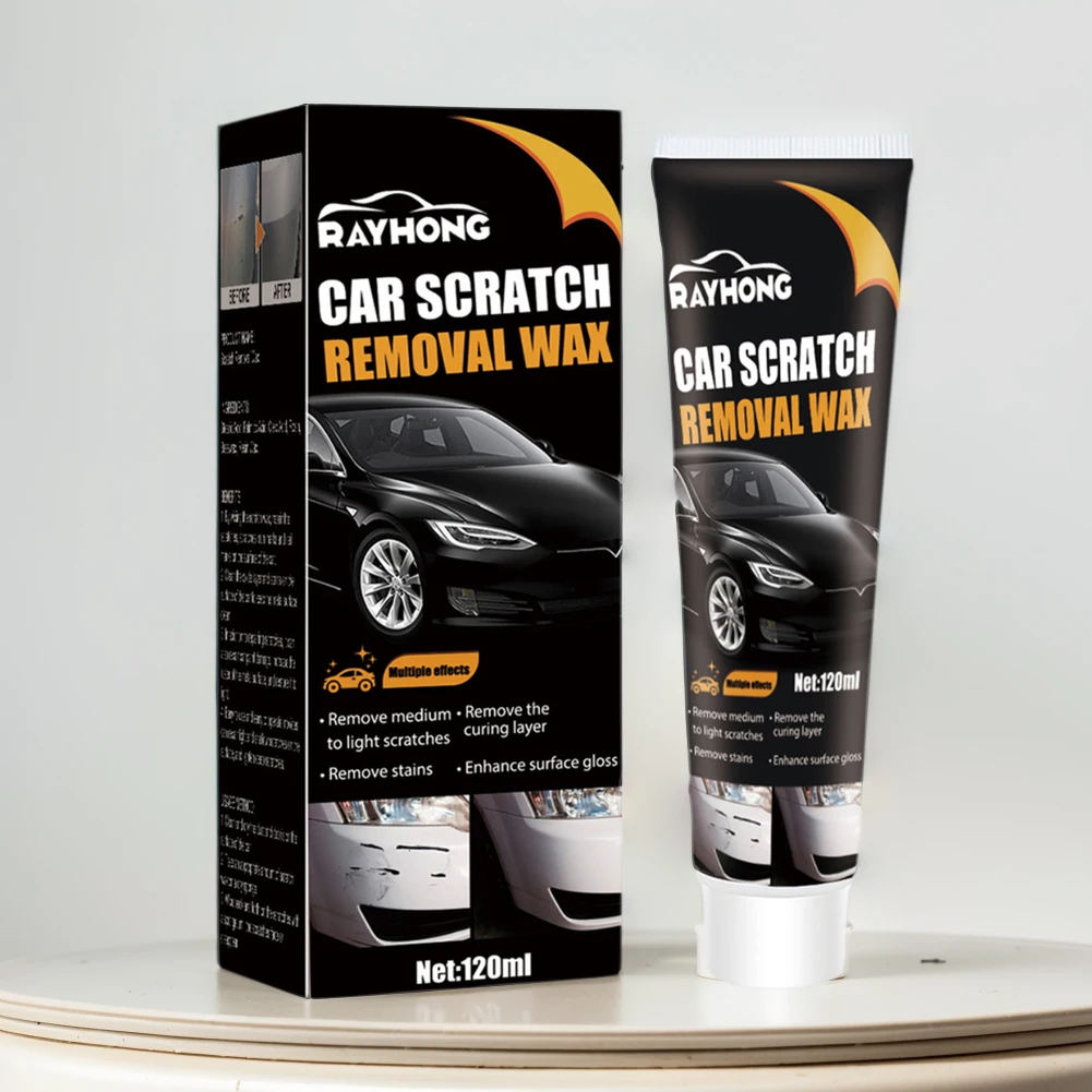 120ml Car Polish Scratch Remover Quick Fix Car Paint Protection Polishing Remove Stains Car Paint Scratch Repair Cleaning Kit