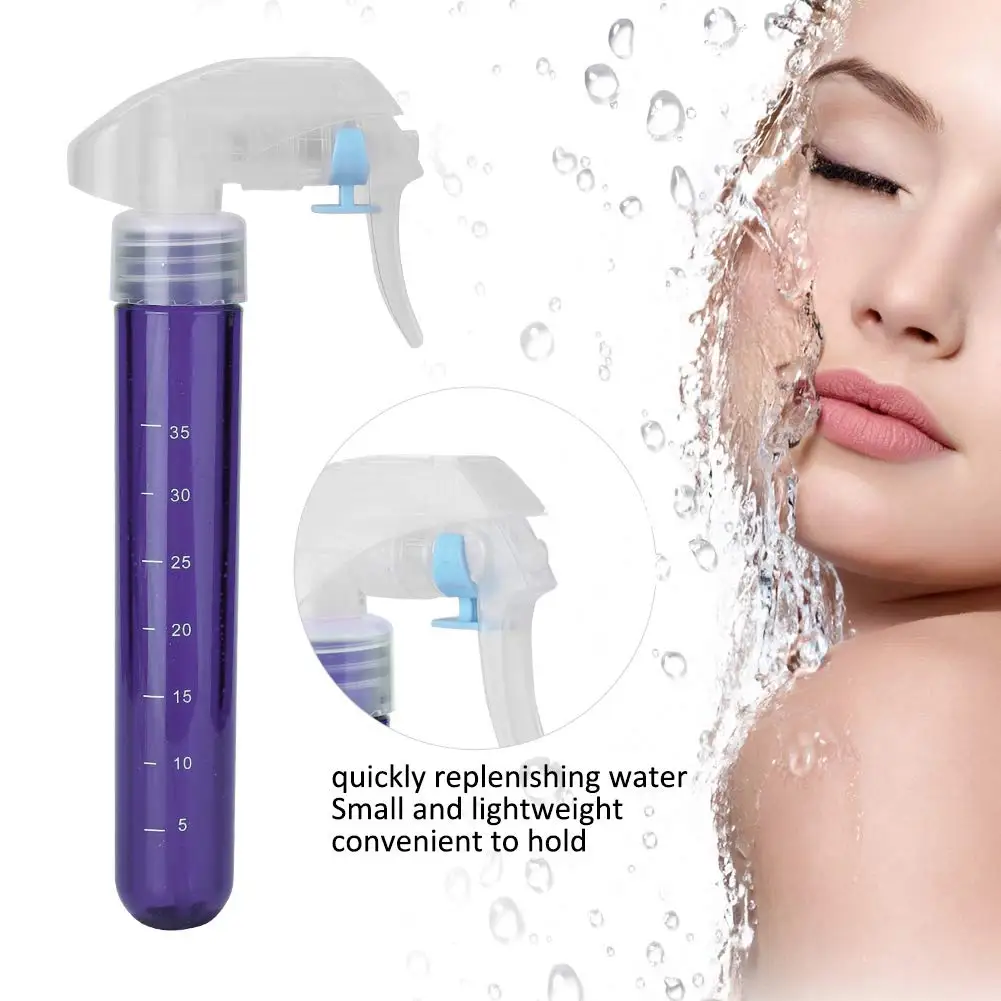 Transparent Colorful High Pressure Spray Bottle, Mini Portable Thumb Design for Beauty Salon Tools