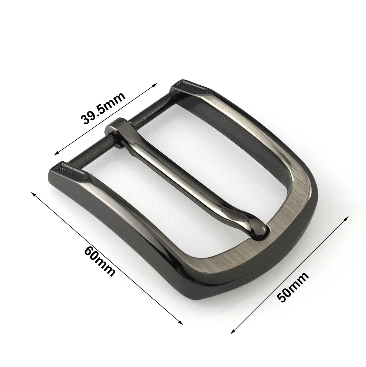 1piece 40mm Belt Buckle Alloy Laser Pin Buckle for Leather Men\'s Waistband Parts Hardware Accessories