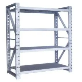 Customizable Heavy Duty Iron Durable Warehouse Rack With High Loading Capacity Powder Coated Metal Shelves For Factory Storage