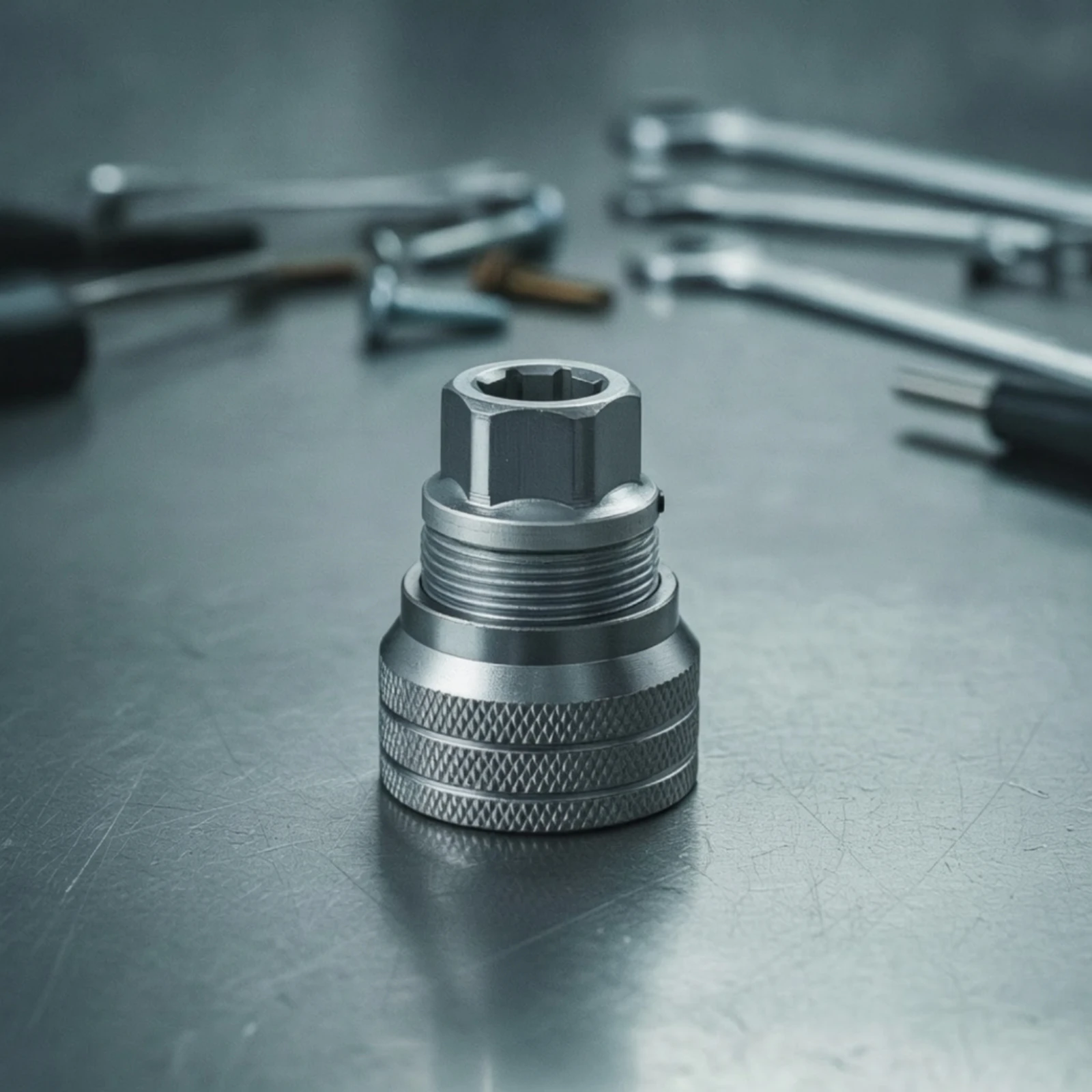 Socket Attachment Hex Adjustable Socket Hardware Compact for DIYers, Home Repair, Workshop