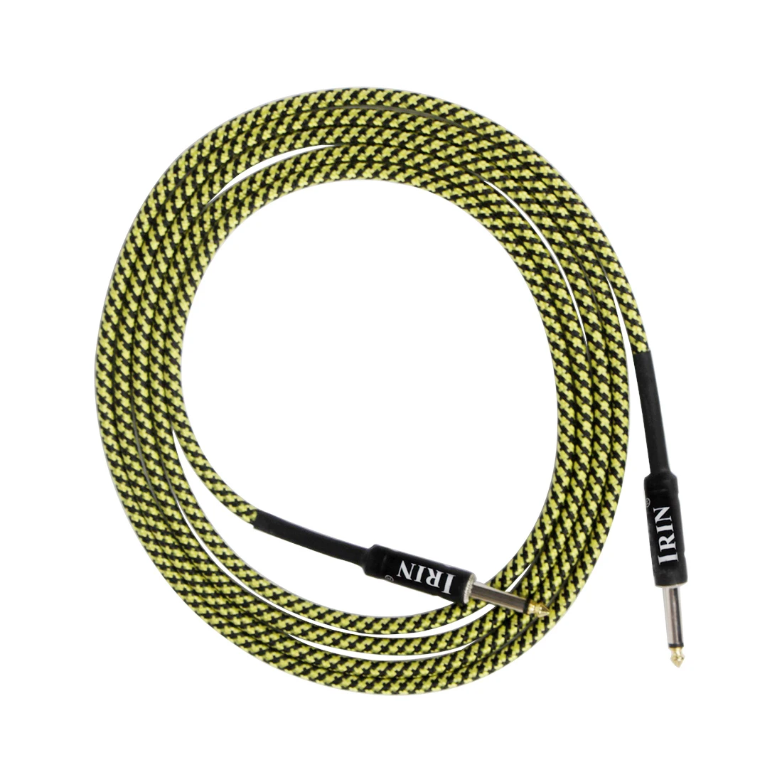 IRIN Guitar 3M Audio Cable Colorful Nickel Plug Audio Cable for Electric Guitar Electric Bass Amplifiers Guitar Parts Accessory